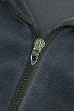 Cargar imagen en el visor de la galería, 1970’S VELOUR MADE IN USA CROPPED STRIPED TRACK JACKET LARGE
