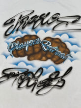 Cargar imagen en el visor de la galería, 1990’S PLAYER’S RETREAT MADE IN USA AIRBRUSHED T-SHIRT X-LARGE
