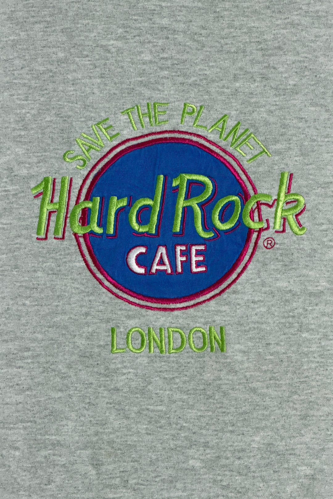 1990’S HARD ROCK LONDON MADE IN USA FLEECE CREWNECK SWEATER X-LARGE