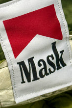 Cargar imagen en el visor de la galería, MASK “FLOWER BOMB” HAND CHAINSTITCHED CROPPED MILITARY LINER JACKET LARGE
