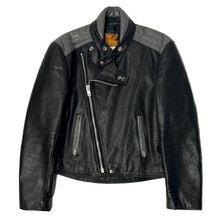 Load image into Gallery viewer, 1970’S BRISTOL MADE IN CANADA CROPPED LEATHER MOTORCYCLE JACKET SMALL
