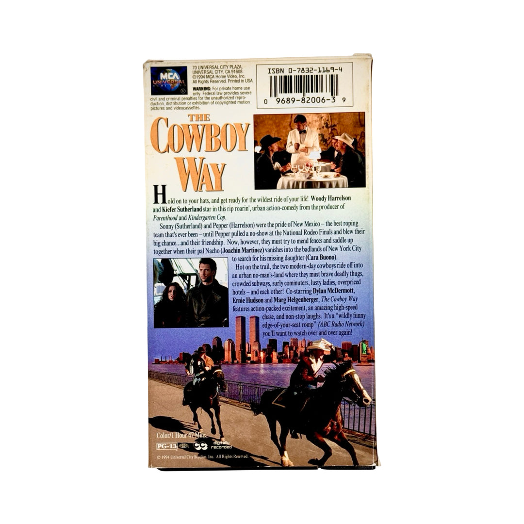 THE COWBOY WAY VHS VIDEO TAPE