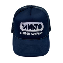 Load image into Gallery viewer, 1980’S AMATO LUMBER MADE IN USA MESH &amp; FOAM TRUCKER HAT
