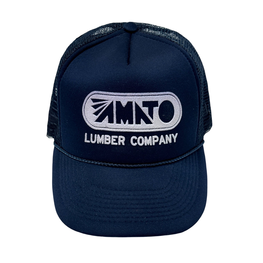 1980’S AMATO LUMBER MADE IN USA MESH & FOAM TRUCKER HAT