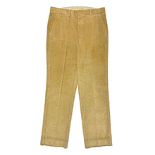 Load image into Gallery viewer, 1990’S BROOKS BROTHERS MADE IN USA CORDUROY PLEATED FLAT FRONT TROUSERS 36 X 30
