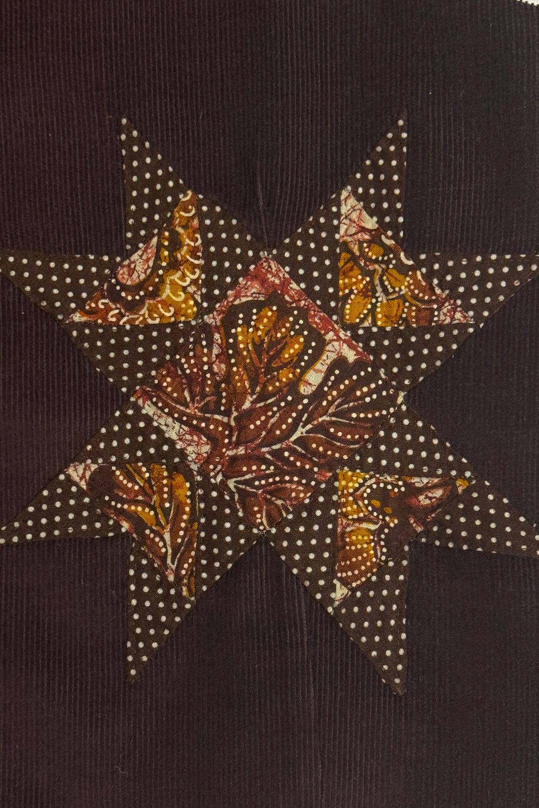 1960’S QUILT STAR MADE IN USA HANDMADE CORDUROY HIPPY VEST MEDIUM