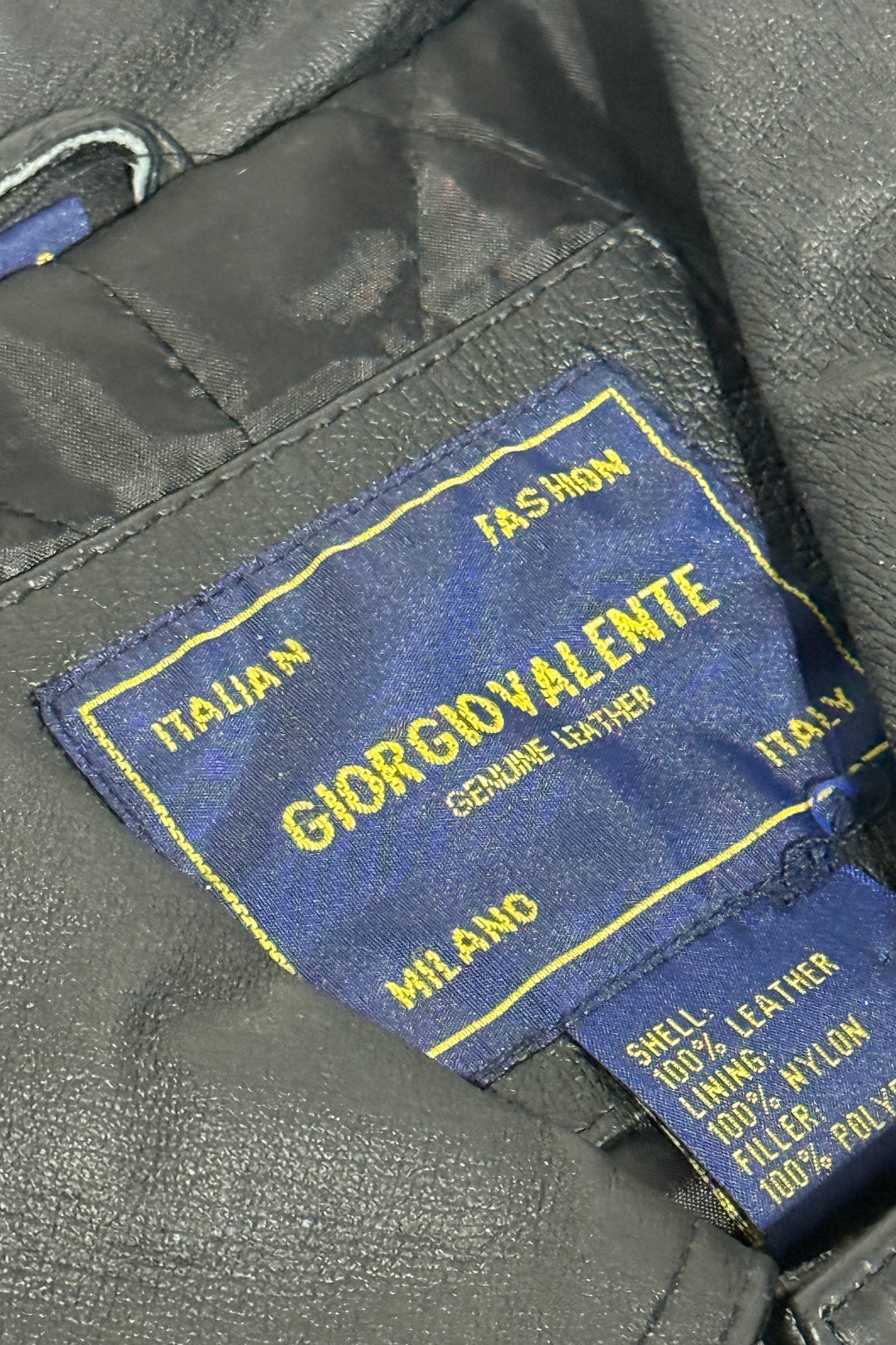 1980’S GIORGIO VALENTE MADE IN ITALY BELTED LEATHER TRENCH COAT JACKET LARGE