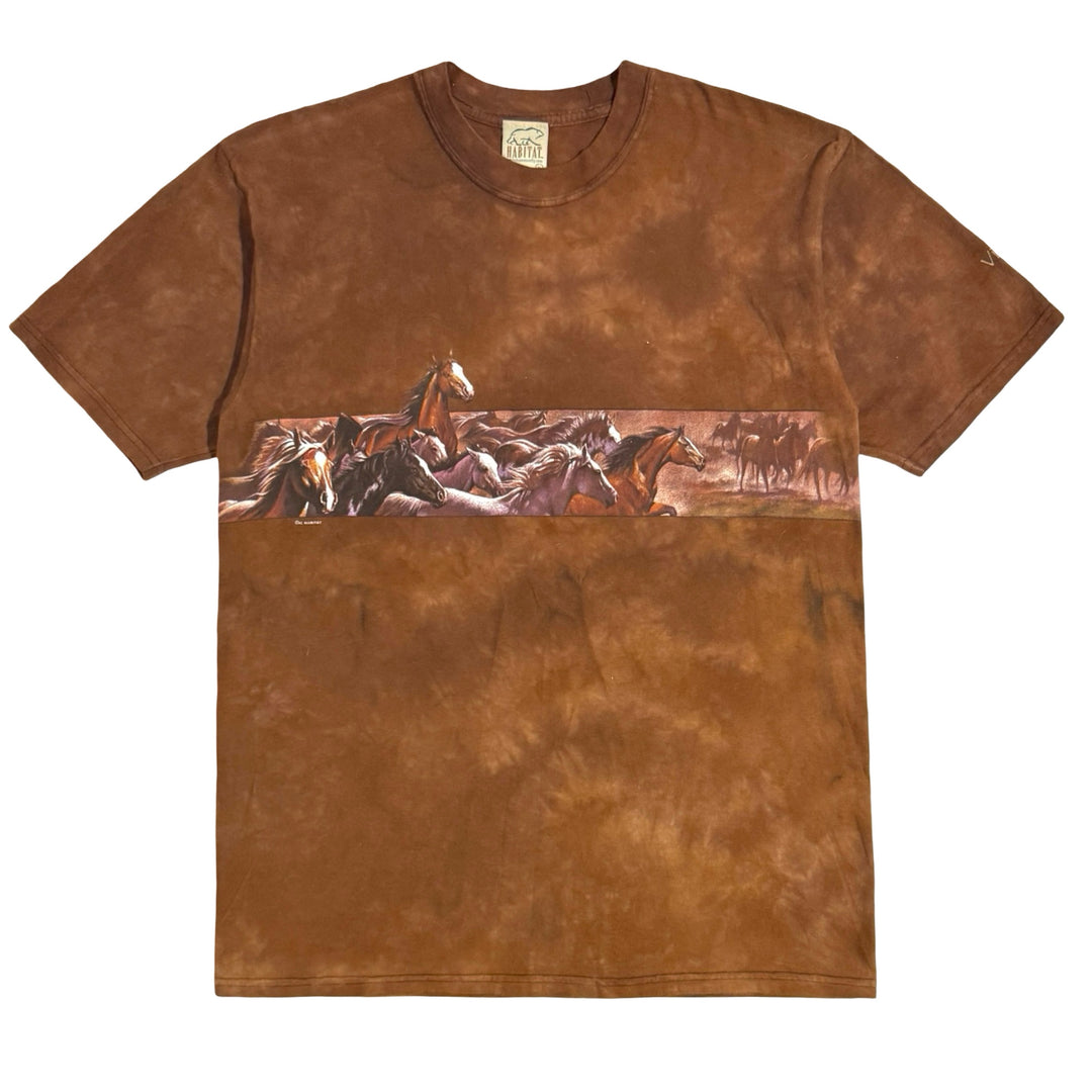 1990’S WILD HORSES TIE DYE S/S T-SHIRT LARGE