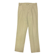 Load image into Gallery viewer, 1990’S DICKIES MADE IN USA HIGH WAISTED PLEATED KHAKI TROUSER 32 X 32
