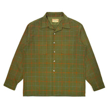 Load image into Gallery viewer, 1960’S MCGREGOR MADE IN USA CROPPED PLAID WOOL SCOTLANA FLANNEL L/S B.D. SHIRT LARGE
