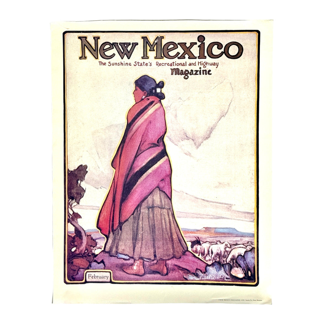 1970’S NEW MEXICO MAGAZINE SOUTHWESTERN POSTER