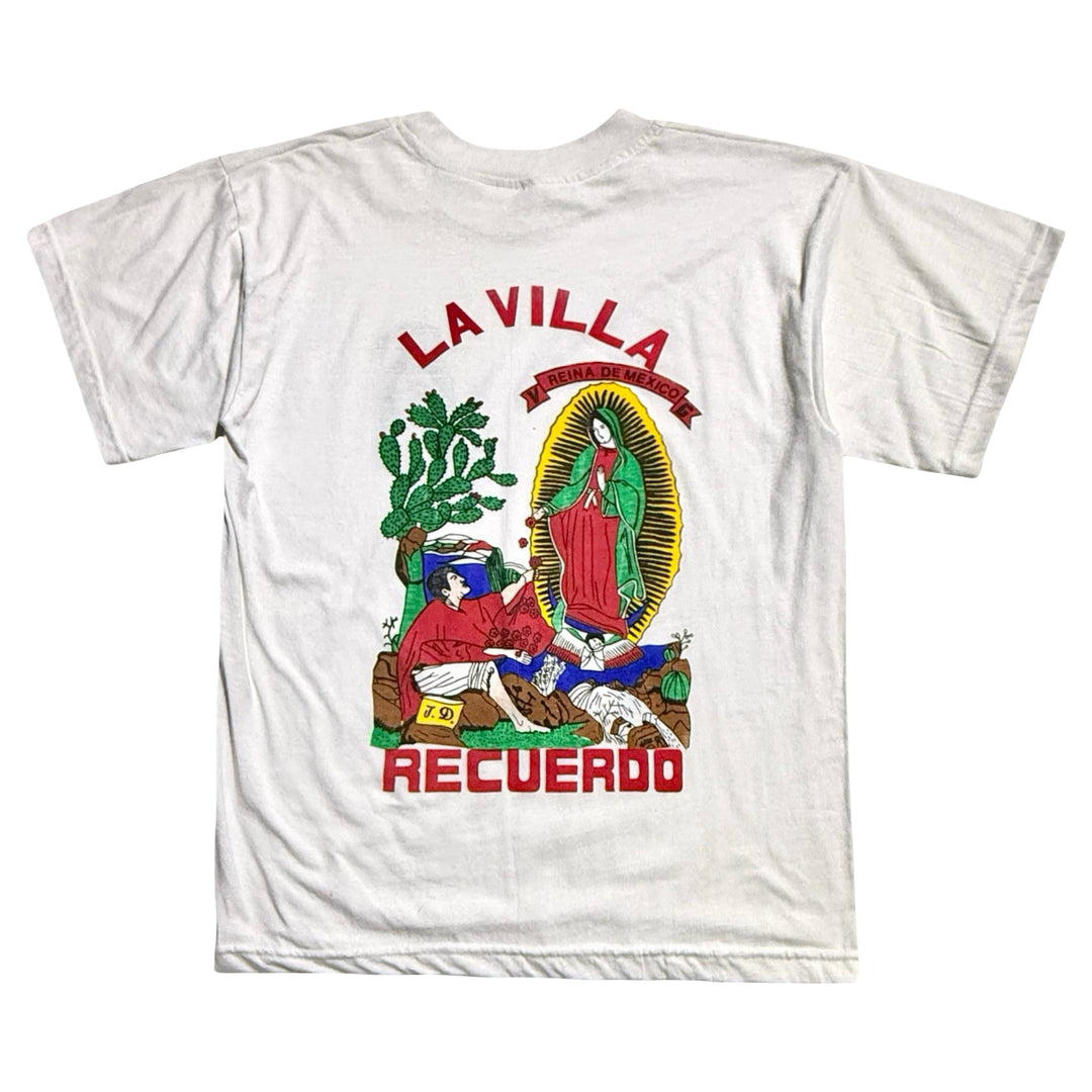 1980’S DEADSTOCK LA VILLA RECUERDO GUADALUPE DUAL PRINT S/S T-SHIRT LARGE