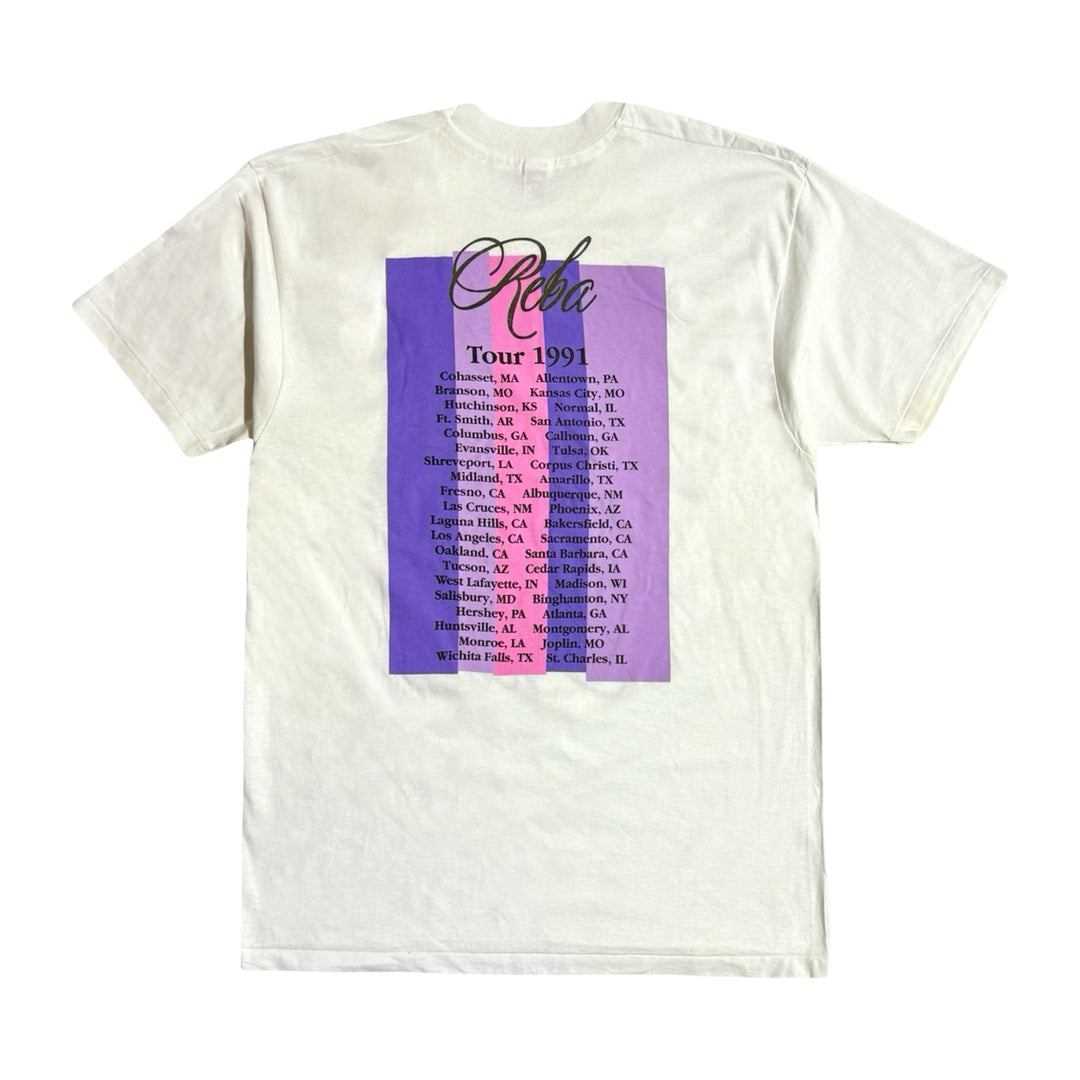 1990’S DEADSTOCK REBA MCINTYRE MADE IN USA 1991 TOUR S/S T-SHIRT X-LARGE