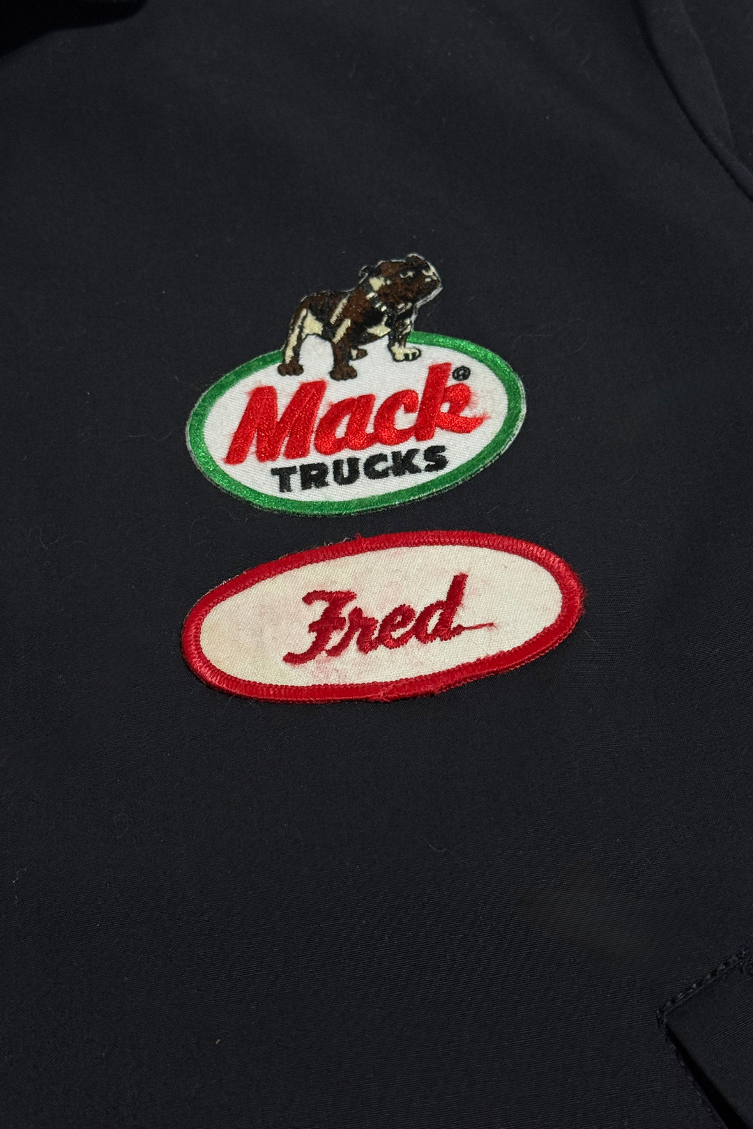 1980’S MACK TRUCKS MADE IN USA CROPPED WORKWEAR GARAGE JACKET MEDIUM