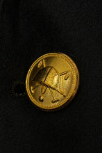 Cargar imagen en el visor de la galería, 1980’S POLO RALPH LAUREN UNION MADE IN USA CLASSIC GOLD BUTTON NAVY BLAZER SUIT JACKET 40R
