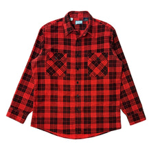 Load image into Gallery viewer, 1990’S FIELDMASTER MADE IN USA PLAID POCKET L/S B.D. SHIRT LARGE
