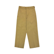 Cargar imagen en el visor de la galería, 1980’S US NAVY MADE IN USA KHAKI HIGH WAISTED TROUSER PANTS 27 X 26
