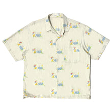 Load image into Gallery viewer, 1990’S CLAIBORNE SAILBOAT PRINT RAYON S/S B.D. SHIRT LARGE
