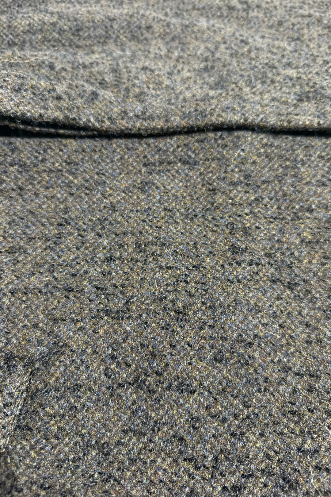 1960’S ALLIGATOR UNION MADE IN USA MARLED WOVEN WOOL LONG COAT JACKET LARGE