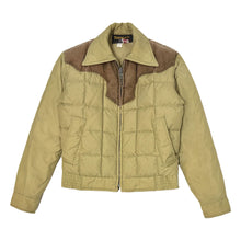 Load image into Gallery viewer, 1970’S TEMPCO MADE IN USA CROPPED WESTERN QUILTED DOWN JACKET SMALL
