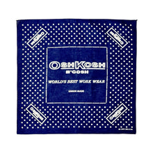 Load image into Gallery viewer, 1950’S OSH KOSH UNION MADE IN USA SELVEDGE COLORFAST BANDANA
