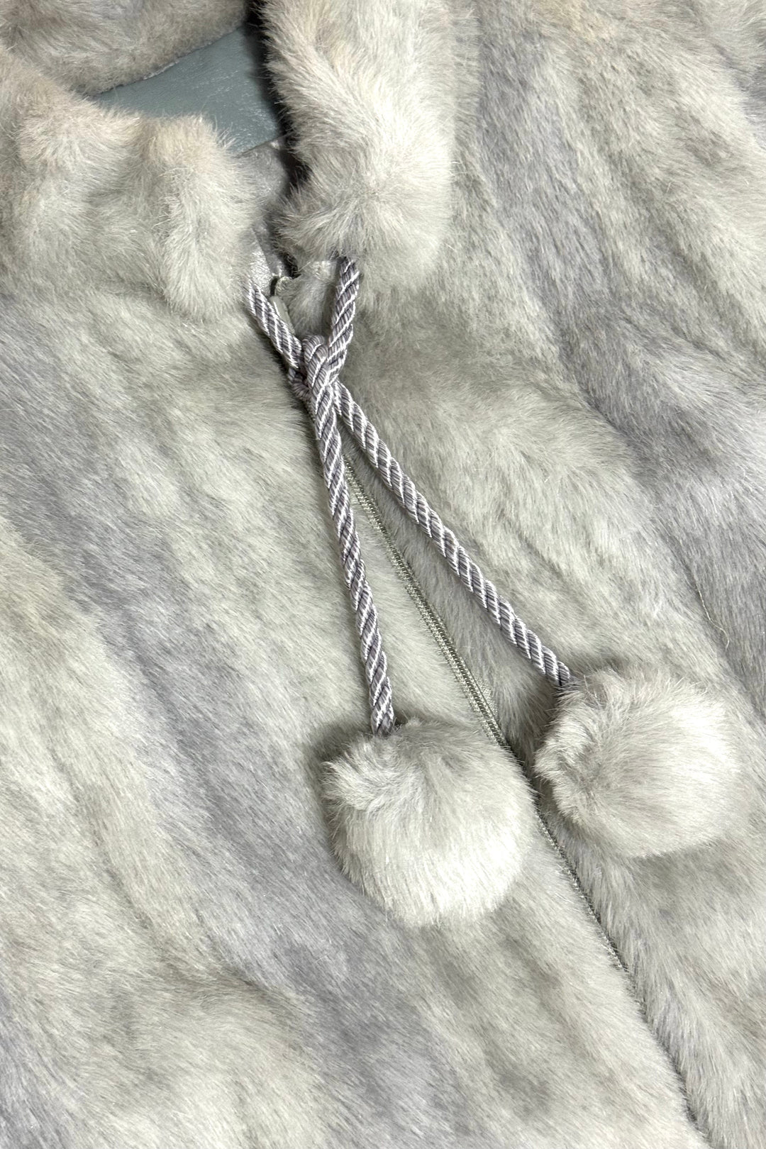 1960’S SNO-MINKE BY HILLMOOR NEW YORK FAUX FUR POM-POM JACKET LARGE