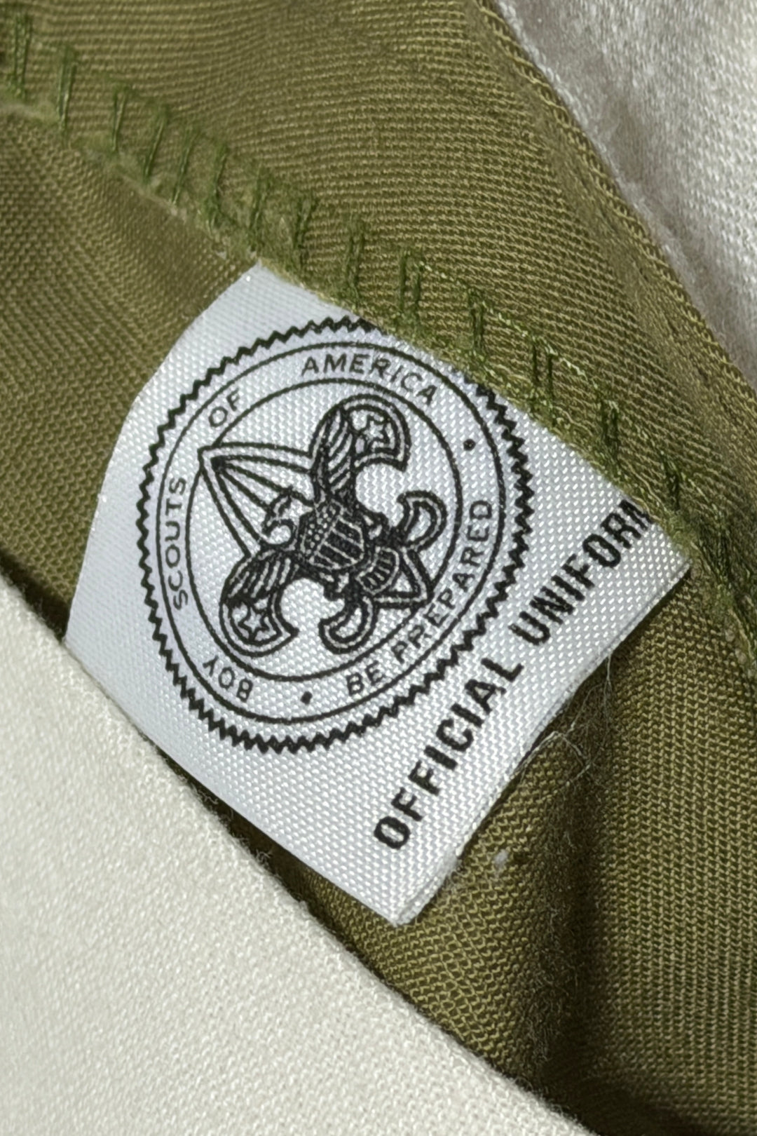1970’S BSA MADE IN USA OLIVE TWILL FLAT FRONT HIKING PANTS 32 X 26