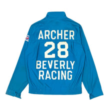 Load image into Gallery viewer, 1960’S BOBBY ARCHER RACING MADE IN USA CROPPED PATCHED ZIP JACKET LARGE
