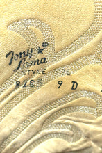 Cargar imagen en el visor de la galería, 1980’S TONY LAMA MADE IN USA LIZARD LEATHER BROWN COWBOY BOOTS 9
