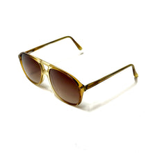 Load image into Gallery viewer, 1960’S COWBOY FLEX MADE IN FRANCE GRADIENT SMOKE ACETATE AVIATOR SUNGLASSES
