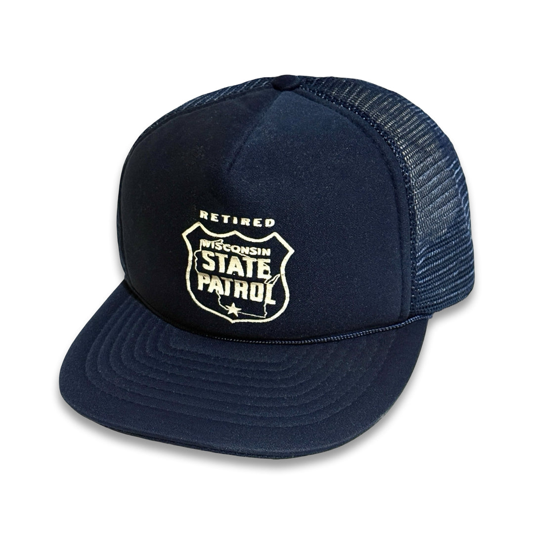 1970’S RETIRED PATROL NAVY FOAM & MESH TRUCKER HAT