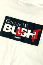 Load image into Gallery viewer, 2000’S GEORGE W BULLSHIT MADE IN USA SINGLE STITCH T-SHIRT LARGE
