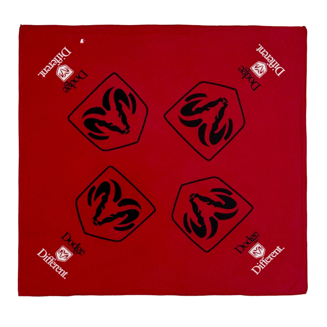 1990’S DODGE MADE IN USA RED COLORFAST BANDANA