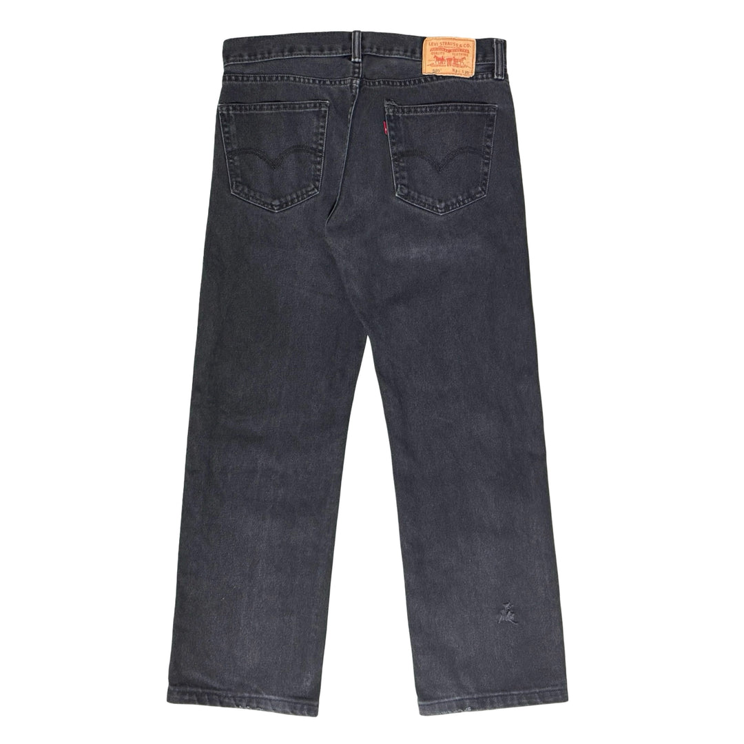 2000’S LEVI’S 505 FADED BLACK DENIM JEANS 34 X 28