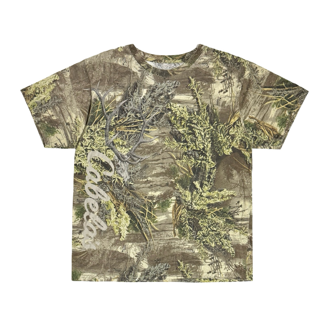 2000’S CABELA’S FADED HUNTING CAMO S/S T-SHIRT X-LARGE