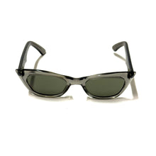 Load image into Gallery viewer, 1950’S CAT EYE MADE IN FRANCE SMOKE ACETATE TRANSLUCENT FRAME SUNGLASSES
