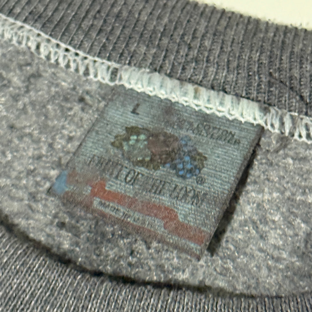 1980’S TAOS GOTH BALLOONS MADE IN USA CROPPED FLEECE SWEATER LARGE