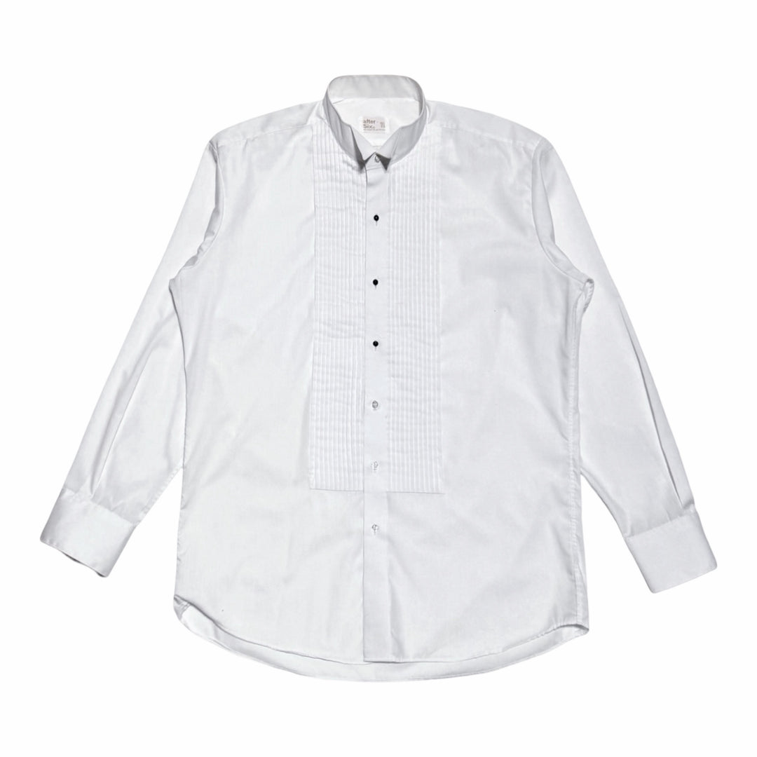 After Six wing collar pleated bib tuxedo shirt