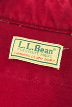 Load image into Gallery viewer, 1980’S LL BEAN MADE IN USA CHAMOIS CLOTH L/S SHIRT MEDIUM
