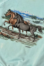 Load image into Gallery viewer, 1980’S WILD HORSES MADE IN USA CREWNECK SWEATER MEDIUM
