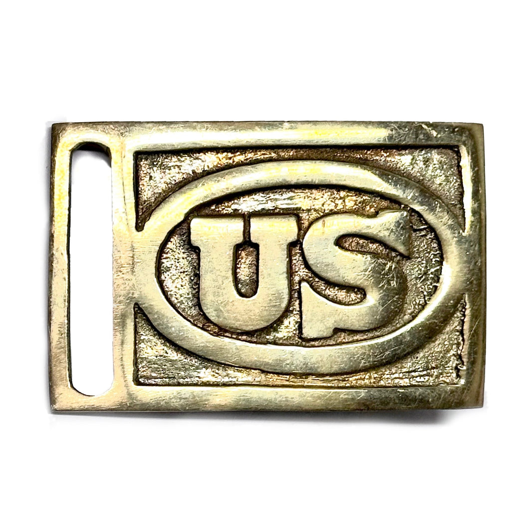 1960’S US MILITARY MADE IN USA BRASS BELT BUCKLE