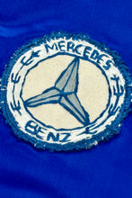 Cargar imagen en el visor de la galería, 1940’S MERCEDES BENZ MADE IN USA SATIN CROPPED GARAGE JACKET X-LARGE
