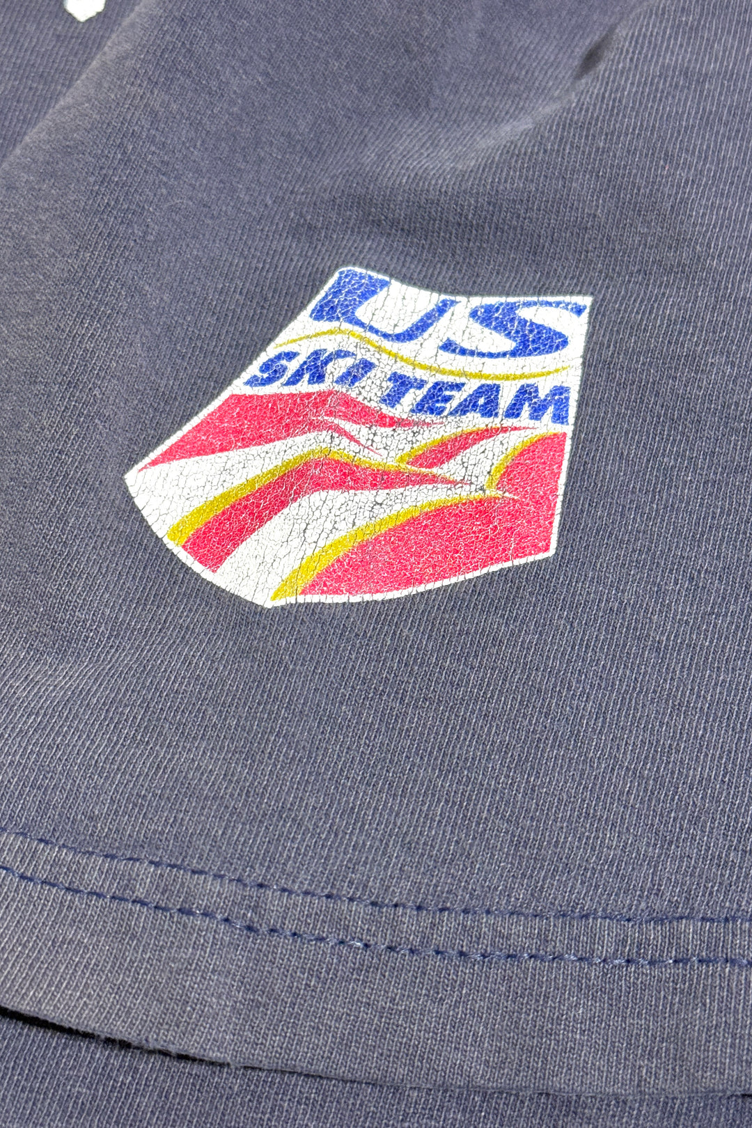 2000’S US OLYMPIC SKI TEAM THRASHED & FADED S/S T-SHIRT LARGE