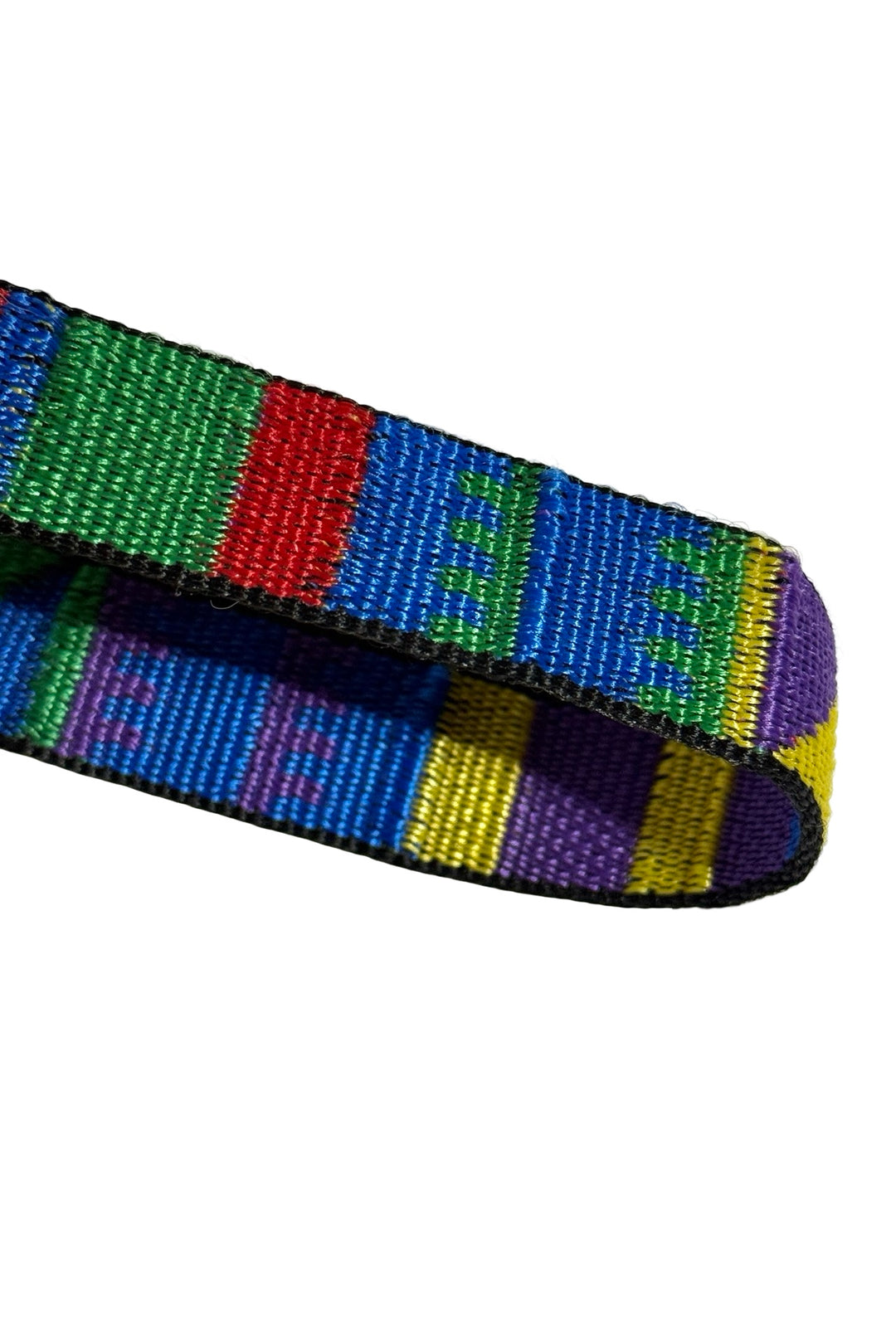 1980’S BISON DESIGNS MADE IN USA TRIBAL GEOMETRY HIKING BELT MEDIUM