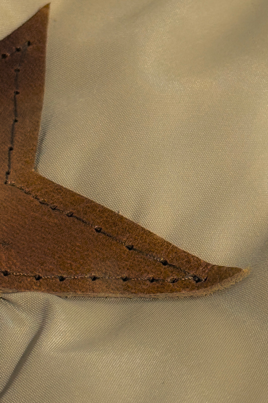 1970’S WALLS WESTERNWEAR MADE IN USE CROPPED WESTERN LEATHER STARS QUILTED GOOSE DOWN BOMBER JACKET LARGE