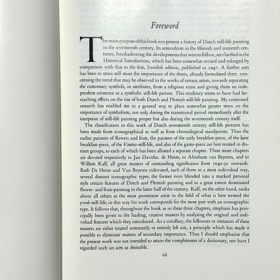 DUTCH STILL LIFE PAINTING IN THE 17TH CENTURY ART BOOK