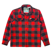 Load image into Gallery viewer, 1990’S COUNTRY LAND CHECK HEAVYWEIGHT FLANNEL L/S B.D. SHIRT LARGE
