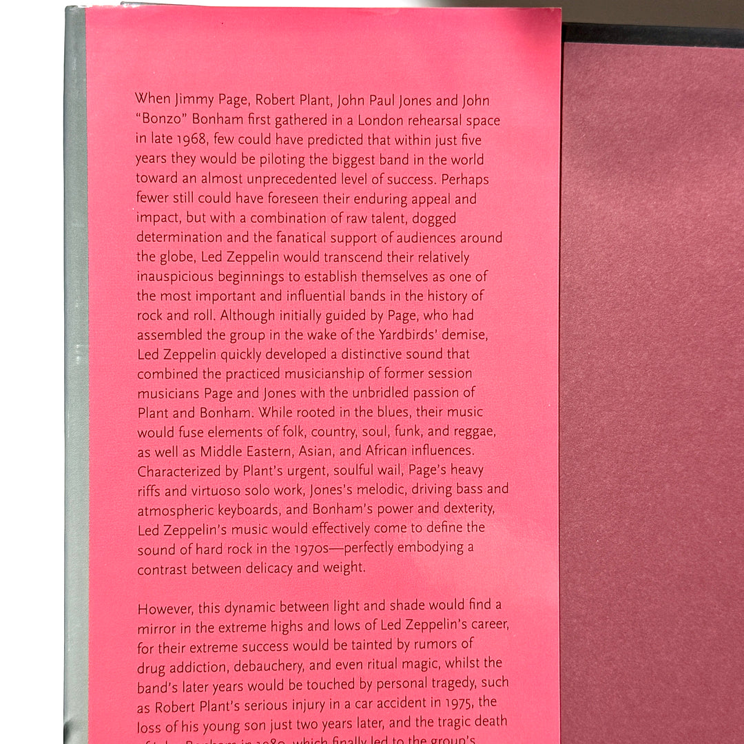 LED ZEPPELIN THE ILLUSTRATED BIOGRAPHY BOOK