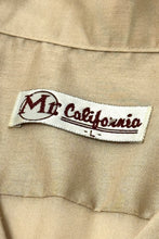 Load image into Gallery viewer, 1970’S MR CALIFORNIA MADE IN USA EMBROIDERED SELVEDGE CROPPED S/S B.D. SHIRT MEDIUM
