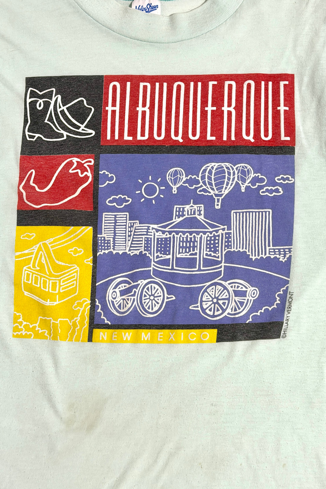 1970’S ALBUQUERQUE MADE IN USA VELVA SHEEN SINGLE STITCH S/S SHIRT MEDIUM